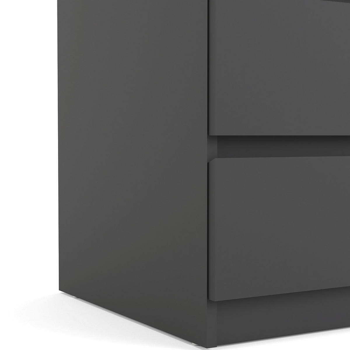 KOMMODE Schwarz - Schwarz, Holzwerkstoff (40/111/50cm) - ebuy24