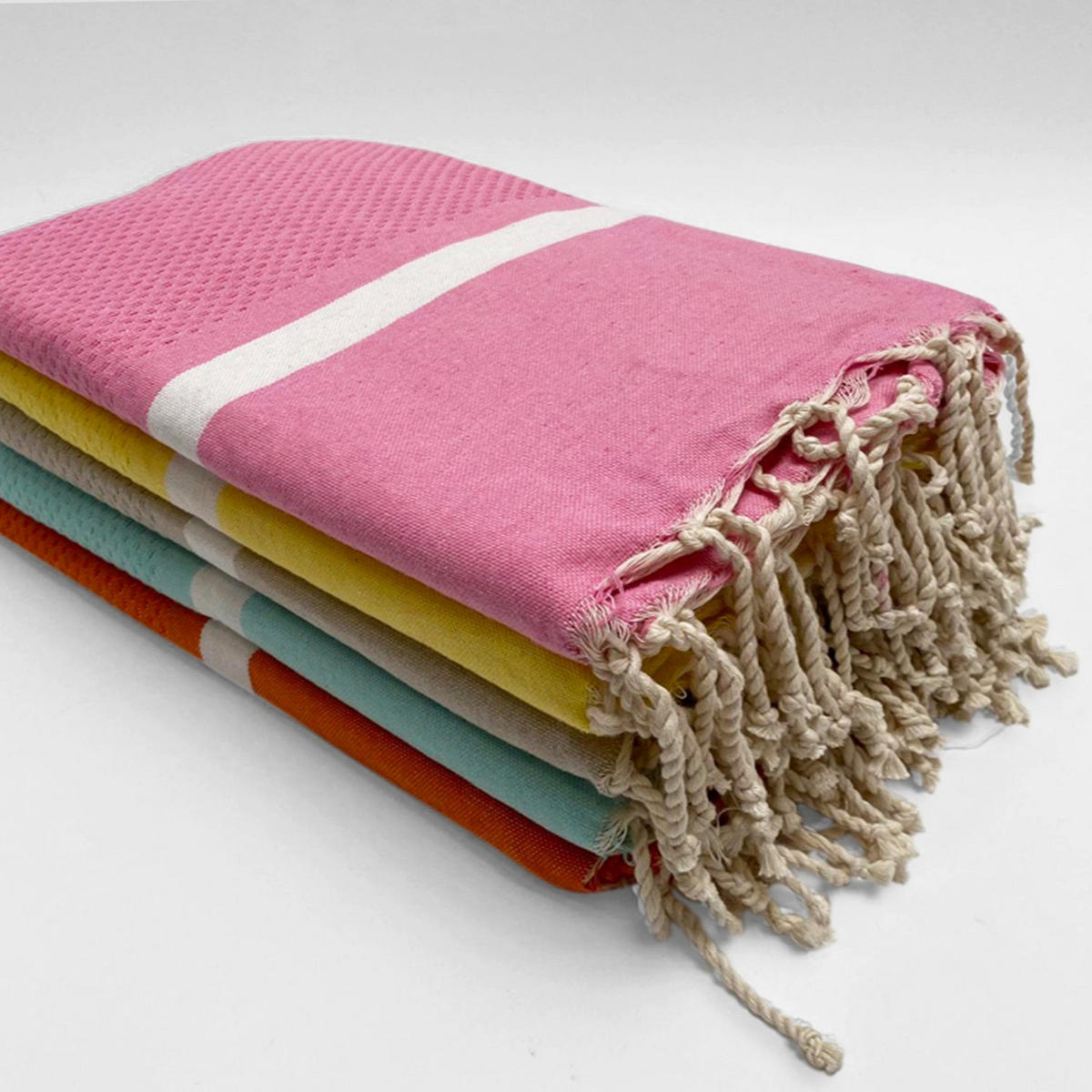 HAMAMTUCH Melissa Grau 200x200 190g/m² - Grau, Textil (200/200cm) - LE COMPTOIR DE LA PLAGE