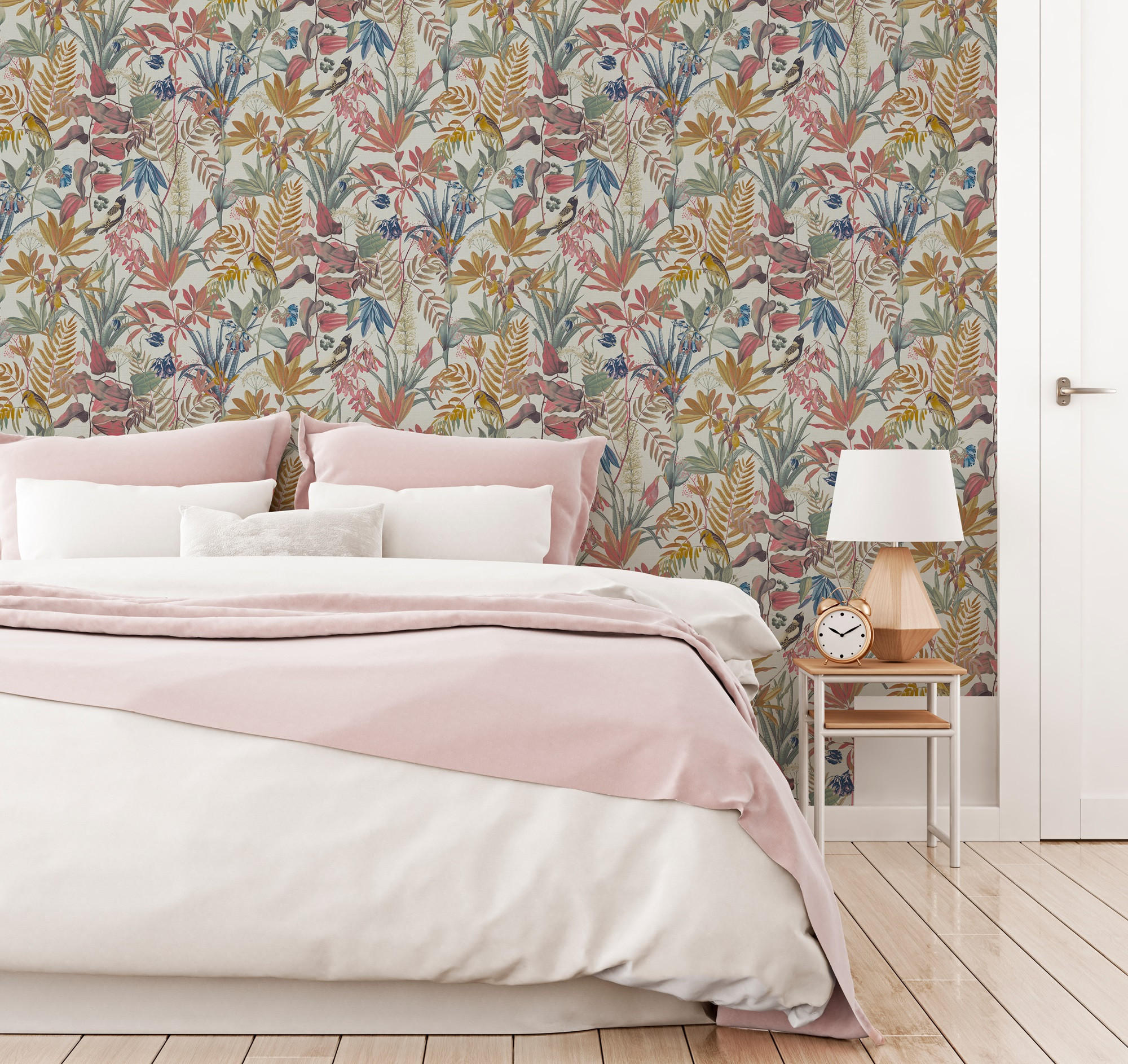 VLIESTAPETE Pippa Multicolour - Creme, Papier/Kunststoff (52/1000cm) - Sublime