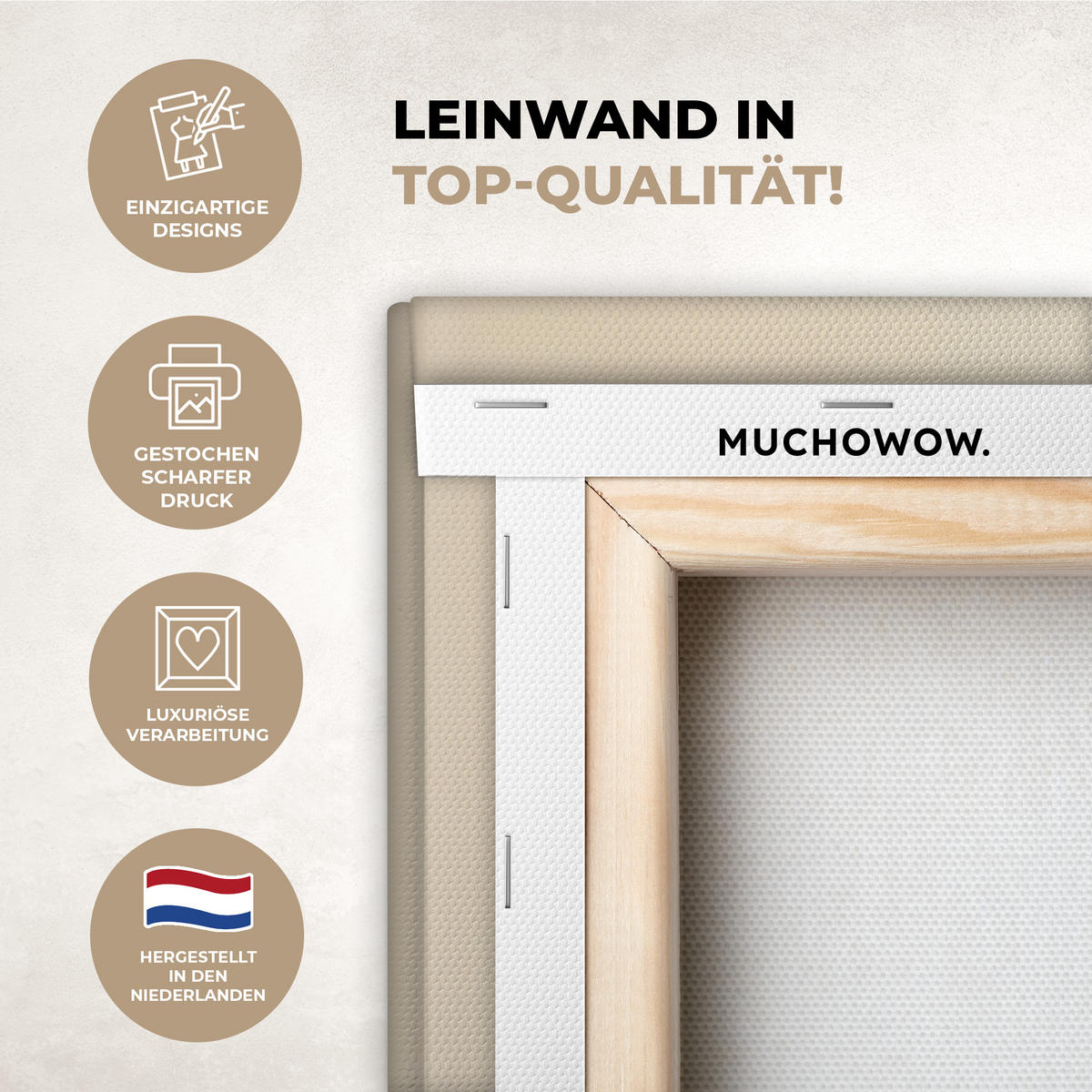 LEINWANDBILD Sonnenlicht - Löwenzahn - Botanisch - Blumen 90x90 cm - Creme, Textil (90/90cm) - MuchoWow