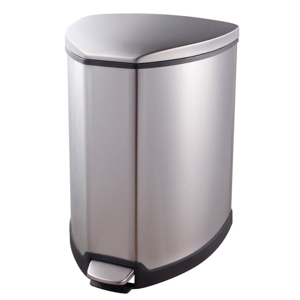 Proregal Mülleimer Silber 35.9x50.7x37 cm