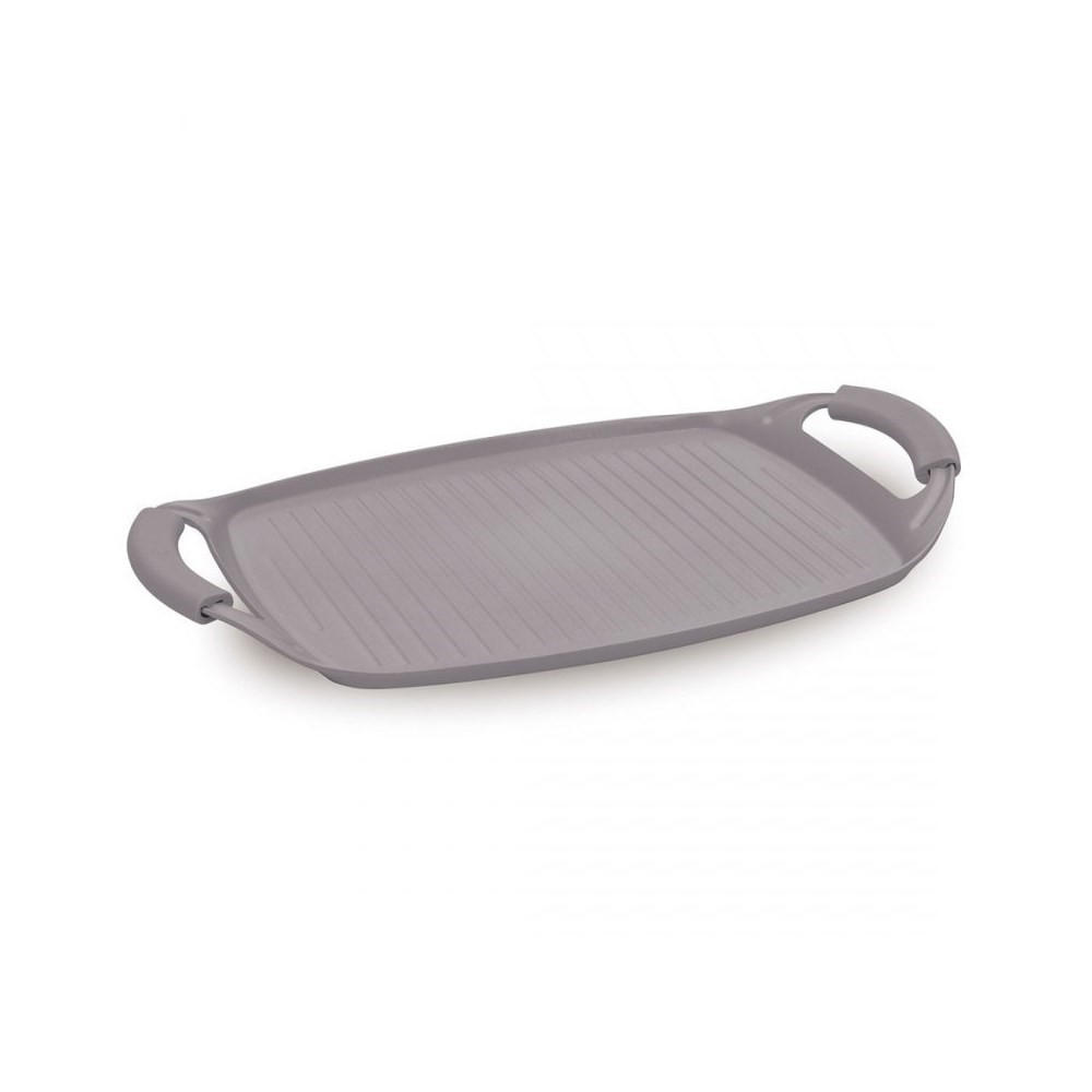 GRILLPFANNE Grau 42/29/2 cm BH8107 - Grau, Metall (42cm) - Berlinger Haus