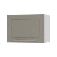 KÜCHENHÄNGESCHRANK Kvantum W4B/50 Beige Matt / Weiß Matt 50 / 32,5 / 36cm - Beige/Weiß, Holz/Holzwerkstoff (50/36/32.5cm) - Feldmann-Wohnen