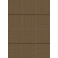 FOTOTAPETE 3D Holzoptik 200 x 279 cm - Braun, Papier (200/279cm) - Origin Wallcoverings