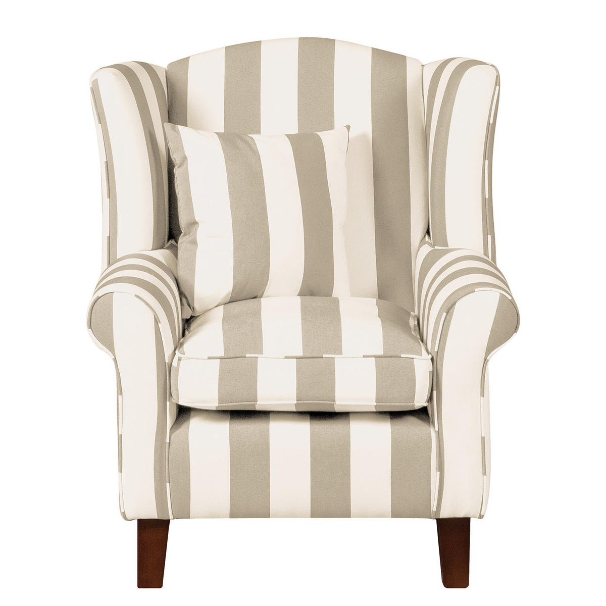 SESSEL - Webstoff - Beige, Textil (78/95/78cm) - home24