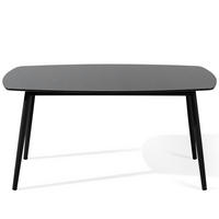 GARTENTISCH SOLIS - Schwarz, Textil/Metall (45/90/43cm) - KONSIMO®