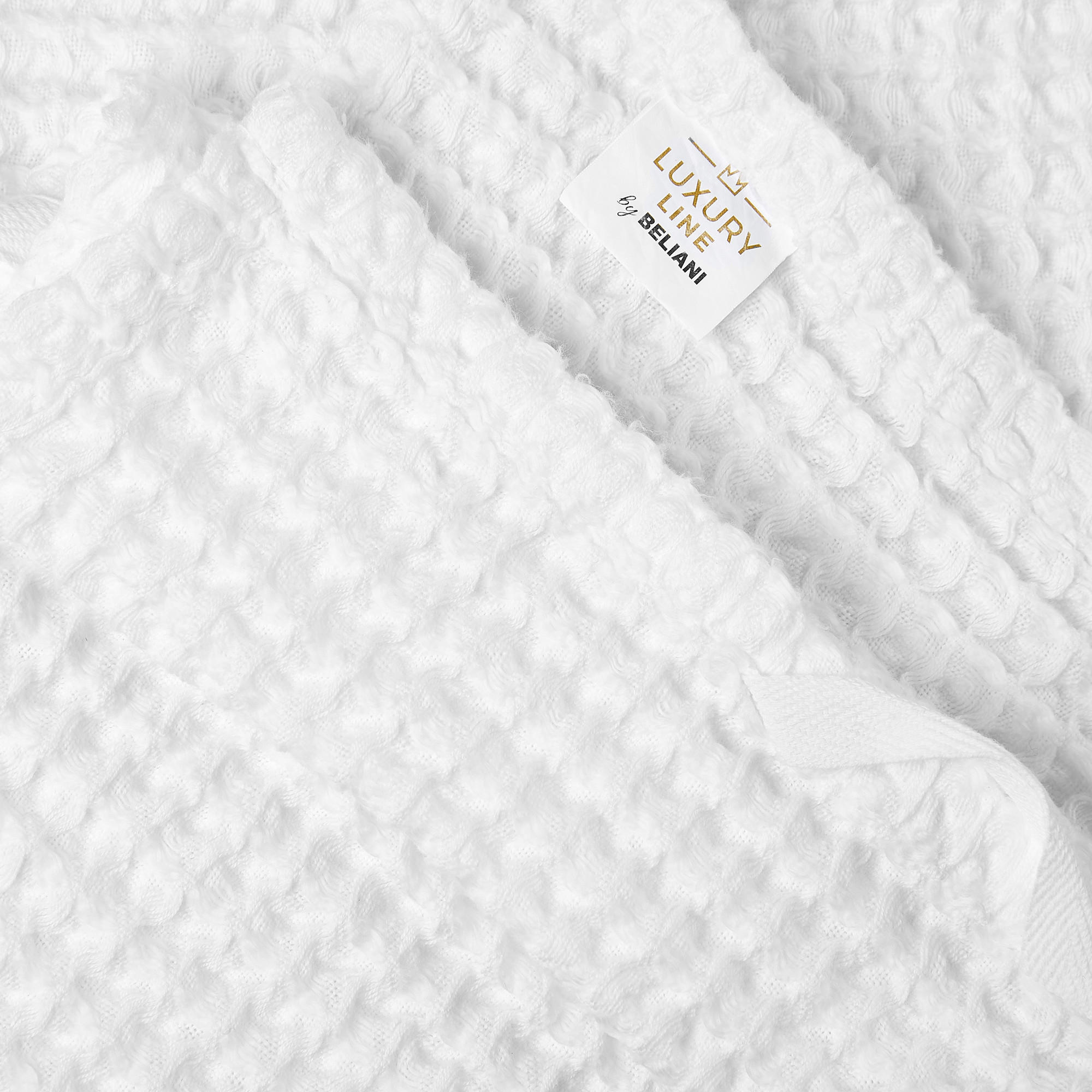 BADEHANDTUCH 11-teiligWeiß Areora - Weiß, Textil (100/150cm) - Beliani