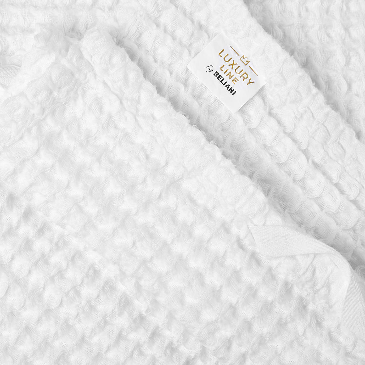 BADEHANDTUCH 11-teiligWeiß Areora - Weiß, Textil (100/150cm) - Beliani