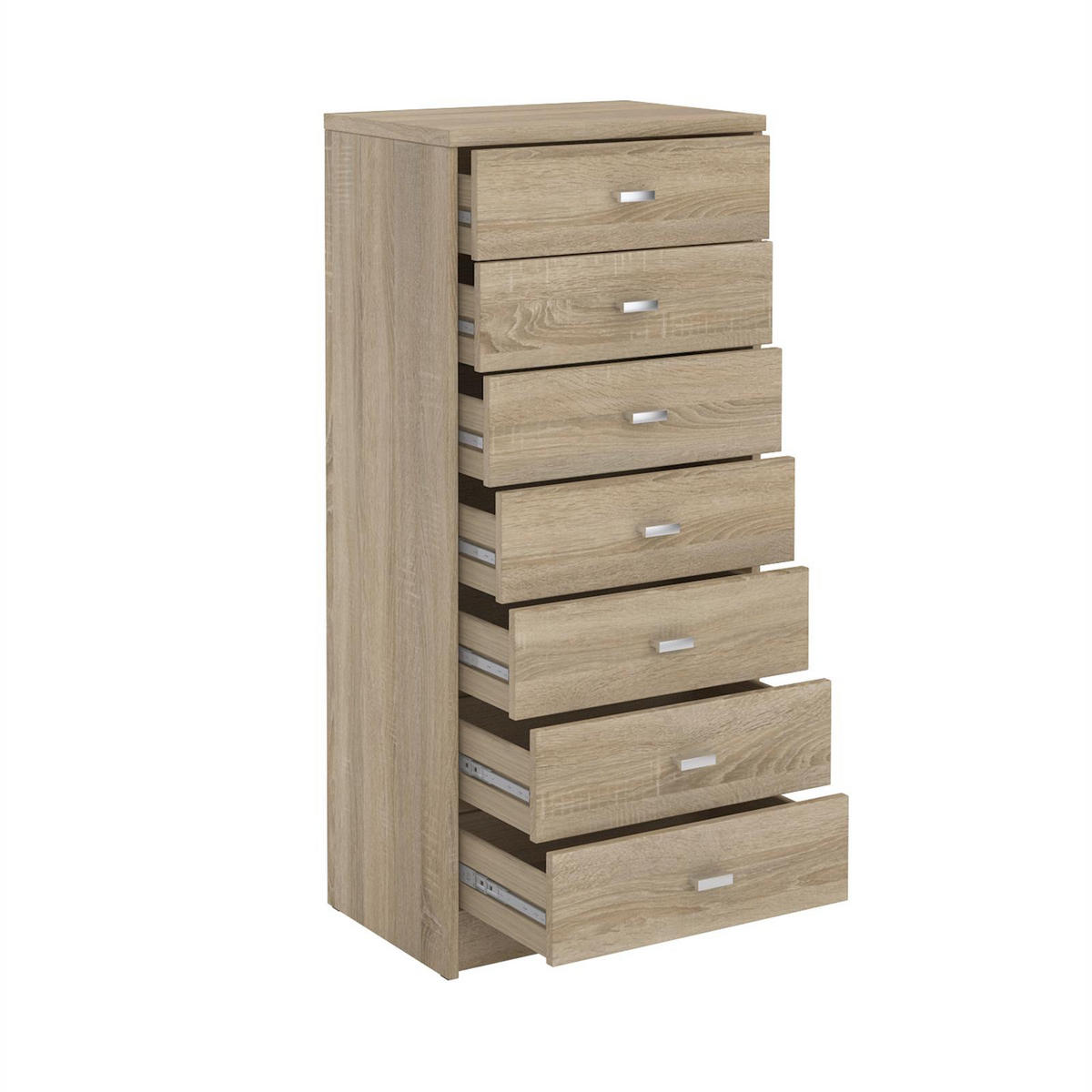 SCHUBLADENKOMMODE FEHMARN - Sonoma Eiche, Holzwerkstoff (50/110/35cm) - CARO-Möbel
