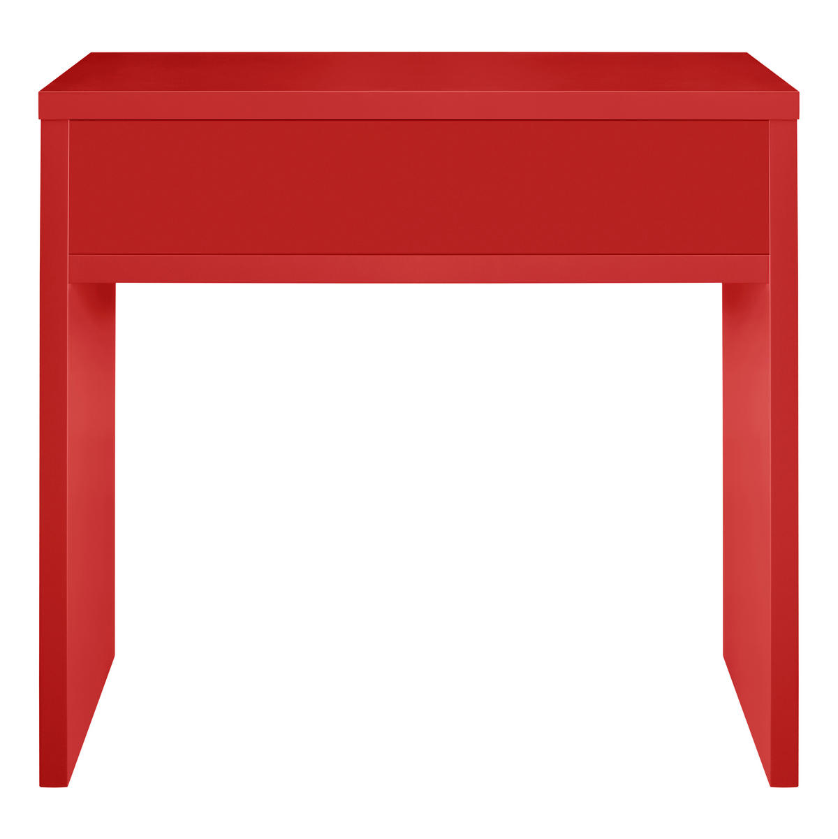 KONSOLE Widerstandsfähig, MDF 3 cm, feuerrot, 80/30 cm GERALDINE - Rot, Holzwerkstoff (30/80/75cm) - RNT By Really Nice Things