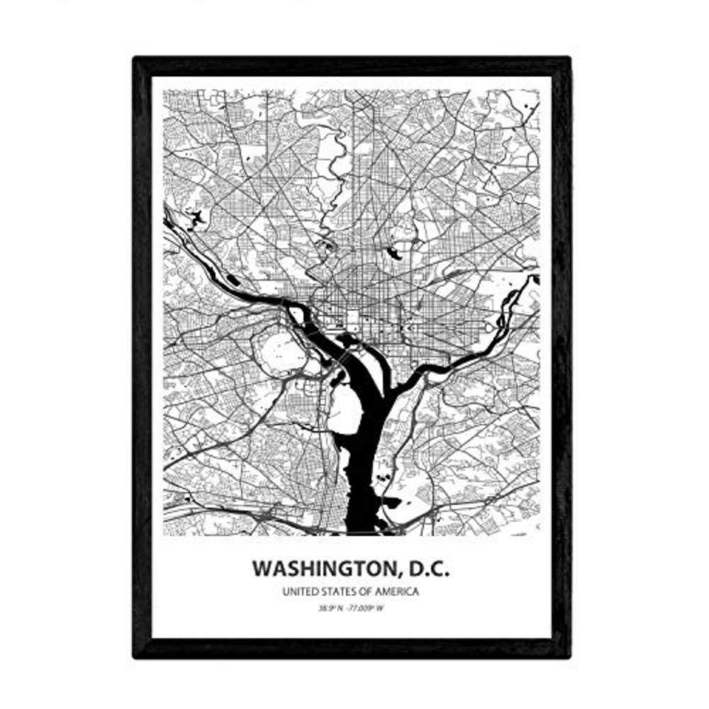 POSTER Washington D. C - Usa A3 Rahmenlos - Klar, Papier (29.7/5/42cm) - Nacnic