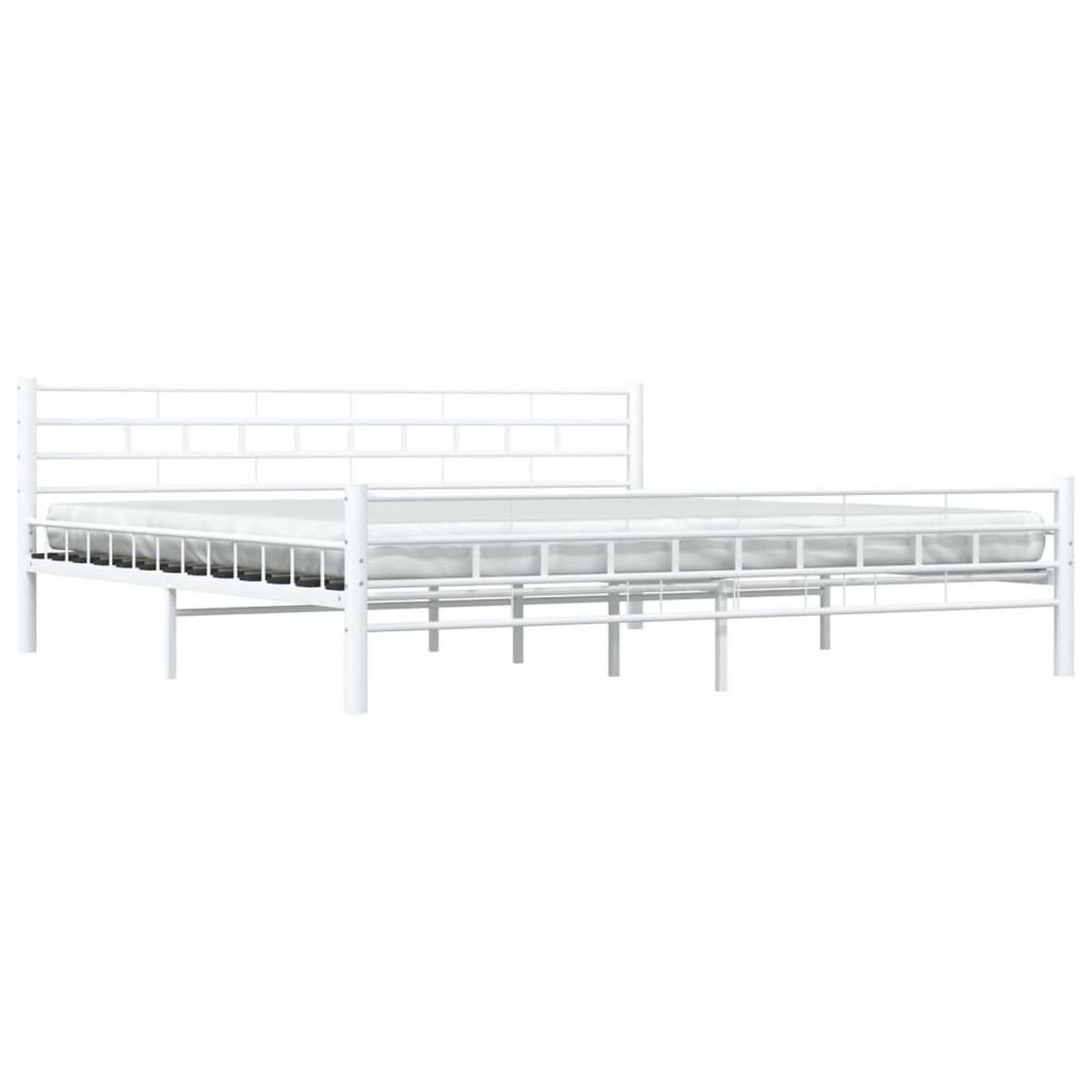 METALLBETT Hood 207/210 cm - Weiß, Metall (200/200cm) - Nettlife