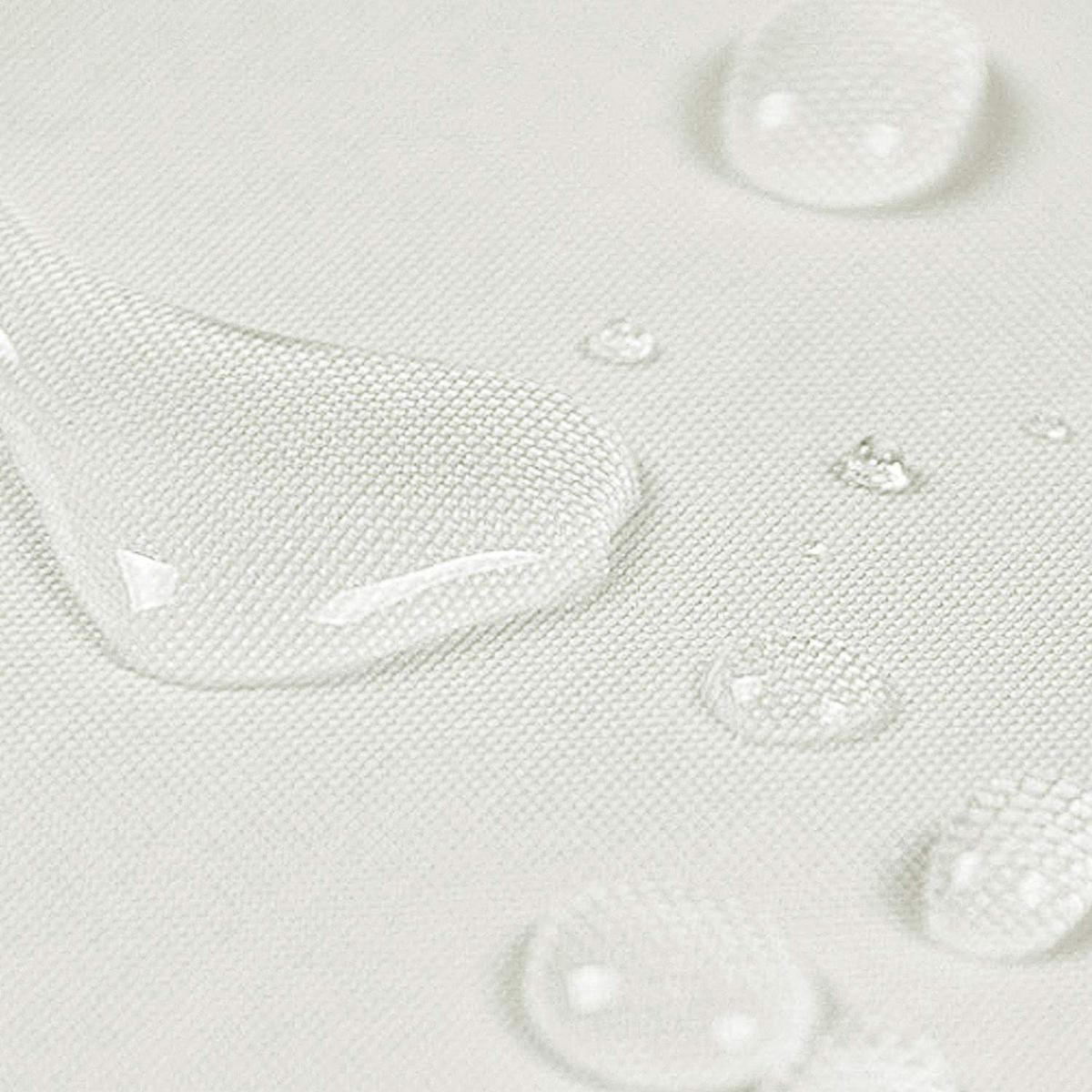 DUSCHVORHANG Polyester wasserdicht waschbar schimmelresistent mit Haken Beige - Beige, Kunststoff (240/200cm) - MCBOSON