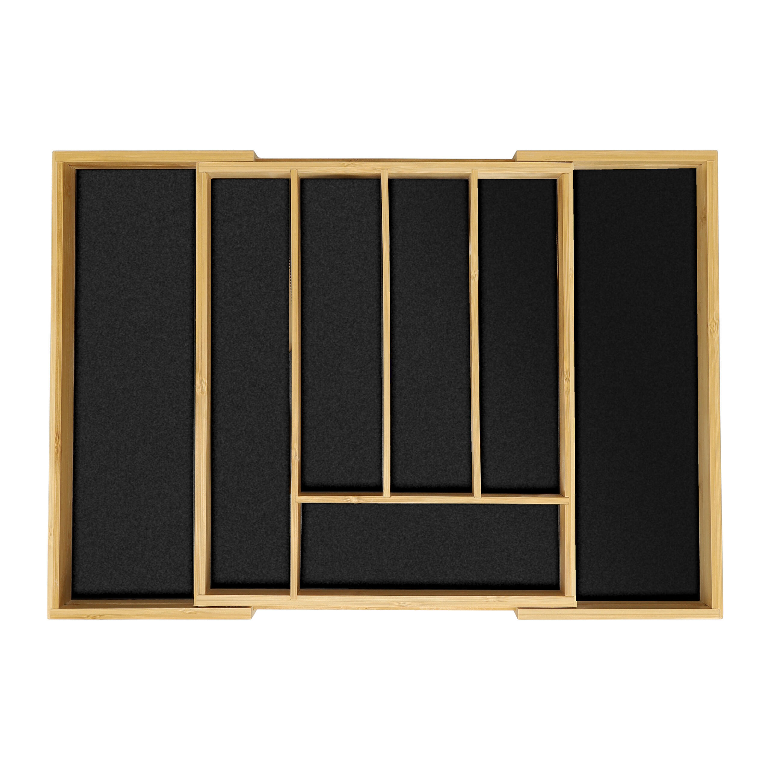 BESTECKKASTEN - Multicolor, Holz/Holzwerkstoff (47/5/33cm) - Relaxdays