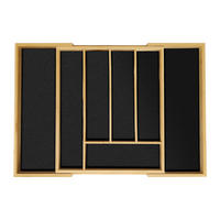 BESTECKKASTEN - Multicolor, Holz/Holzwerkstoff (47/5/33cm) - Relaxdays