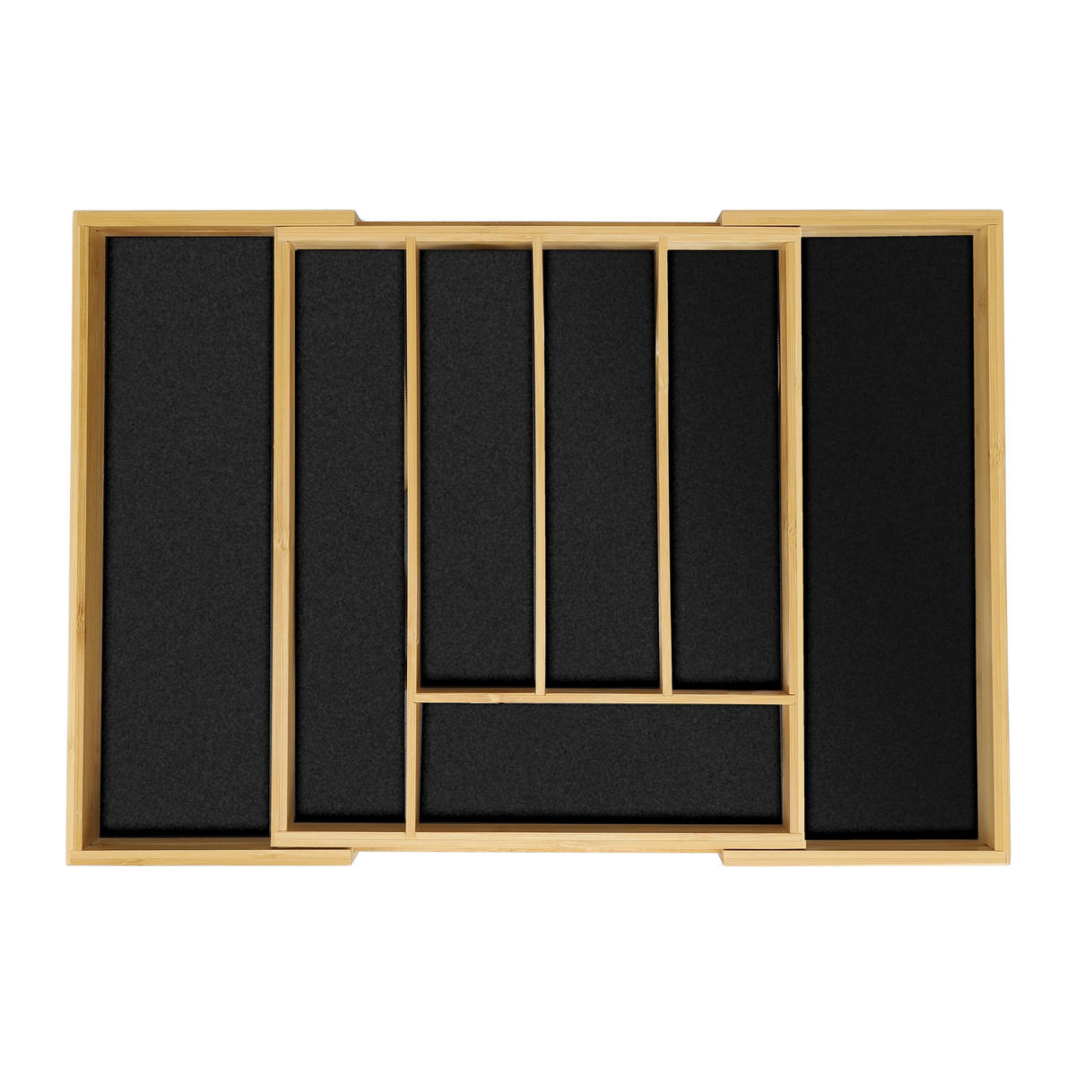 BESTECKKASTEN - Multicolor, Holz/Holzwerkstoff (47/5/33cm) - Relaxdays