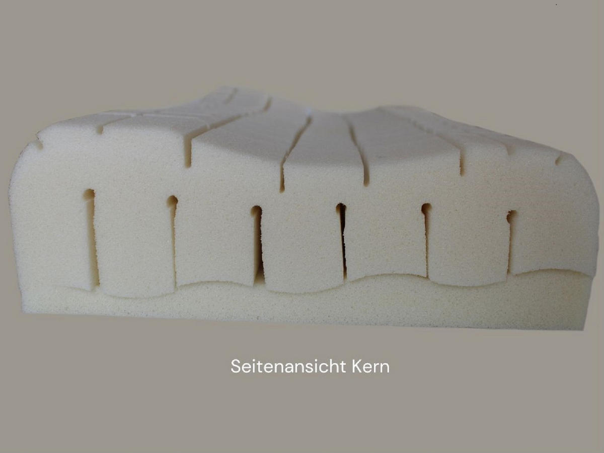 NACKENSTÜTZKISSEN Beasleep IV Würfelschnitt - Weiß, Textil (34/65cm) - Bonvionn