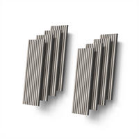 STENSKE PLOŠČE Grivola Hrast 8 kosov - barve hrasta, leseni material (120/40/1.8cm) - Livinity®