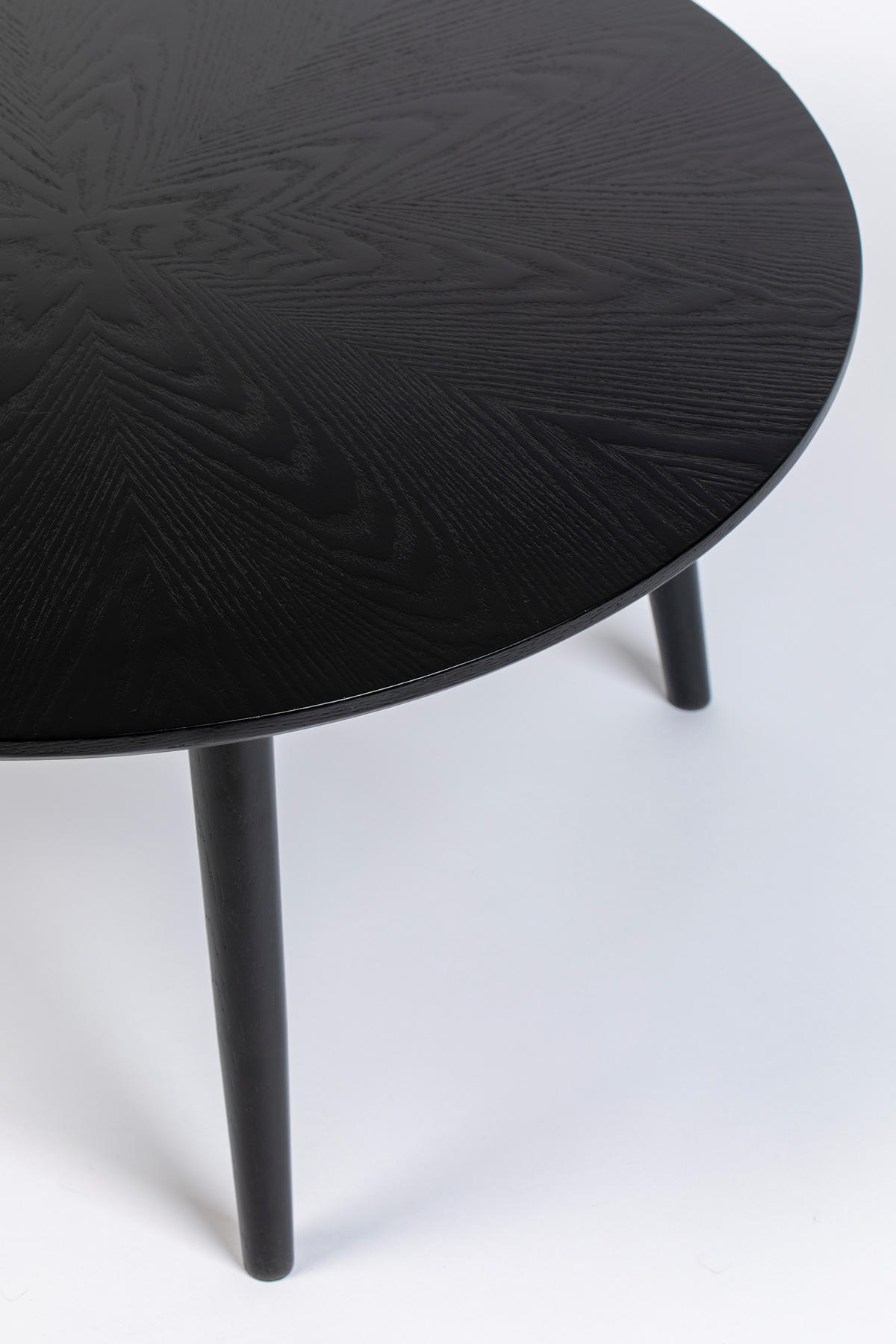 ESSTISCH Fabio - Schwarz - 100/100/75 cm - Schwarz, Holz (100/100/75cm)