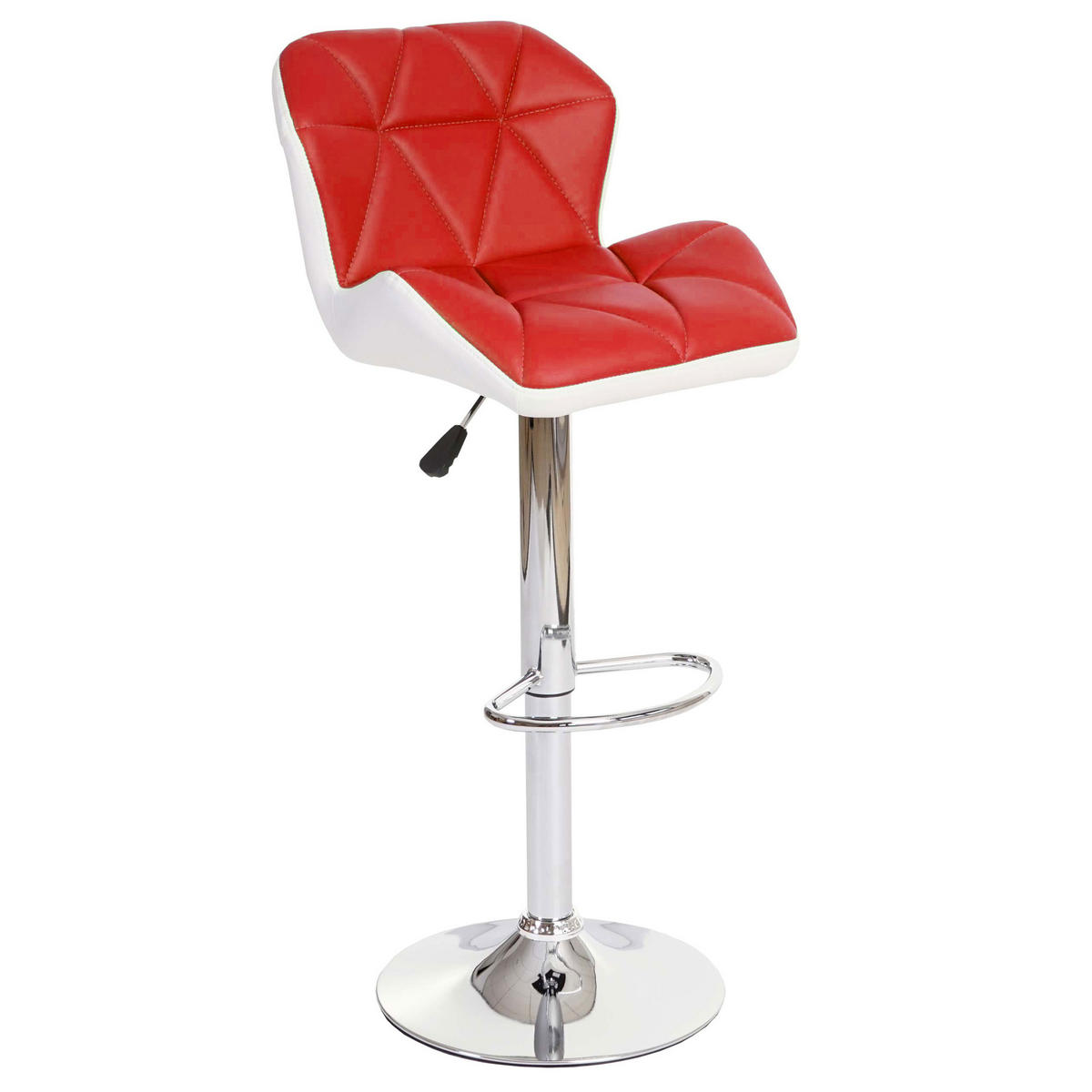 BARHOCKER Rot 2er-Set - Rot, Textil (44/106/49cm) - MCW
