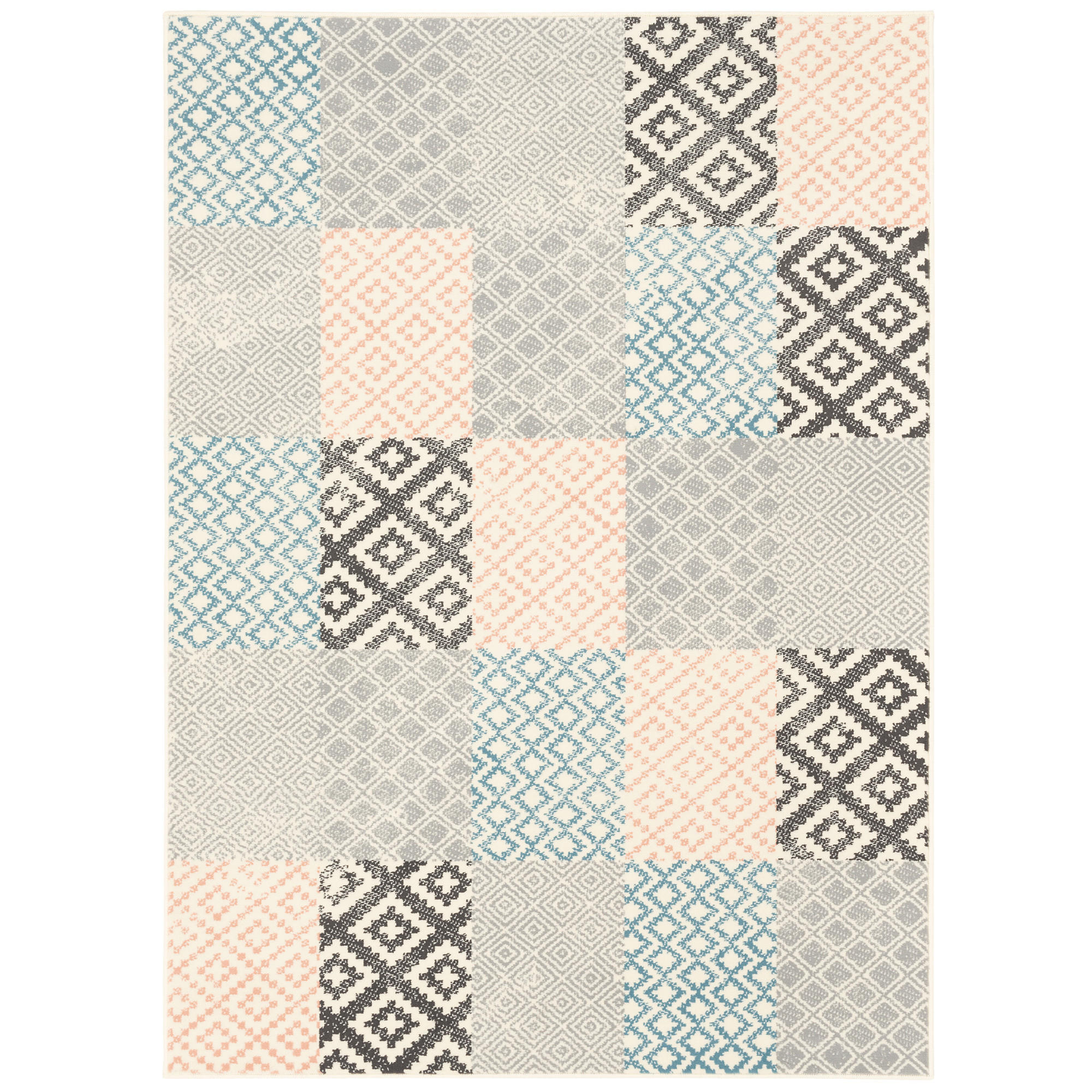 DESIGNER TEPPICH PASSION PASTELL PATCHWORK - Beige, Textil (185/270cm) - Pergamon
