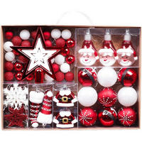 WEIHNACHTSKUGELN 70-teiliges Set - Multicolor, Kunststoff (10/10/16.5cm)