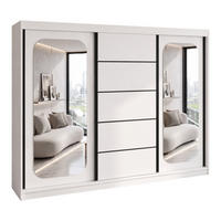 SCHWEBETÜRENSCHRANK BELANO 200 cm. Innenausstattung: Comfort plus - Weiß, Holzwerkstoff (200/215/59.5cm) - A&J MöbelLand