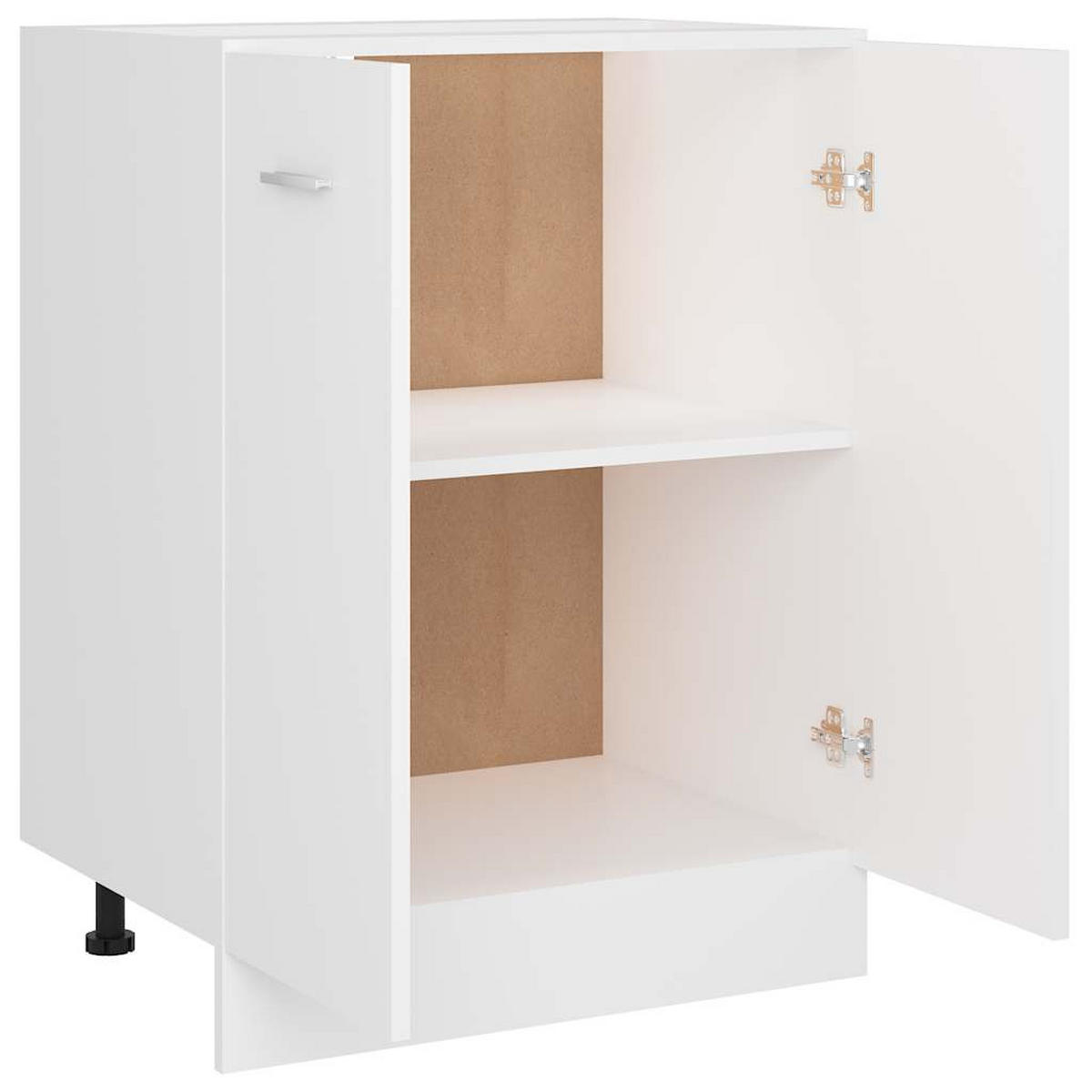UNTERSCHRANK Lyon Weiss 60/46/81,5 Cm Holzwerkstoff - Weiß, Holzwerkstoff (46/81.5/60cm) - vidaXL