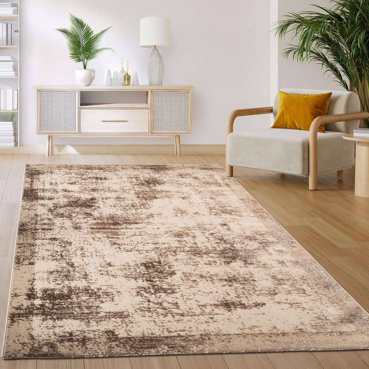 KURZFLORTEPPICH 200/280 cm - Beige, Textil (200/280cm) - Paco Home