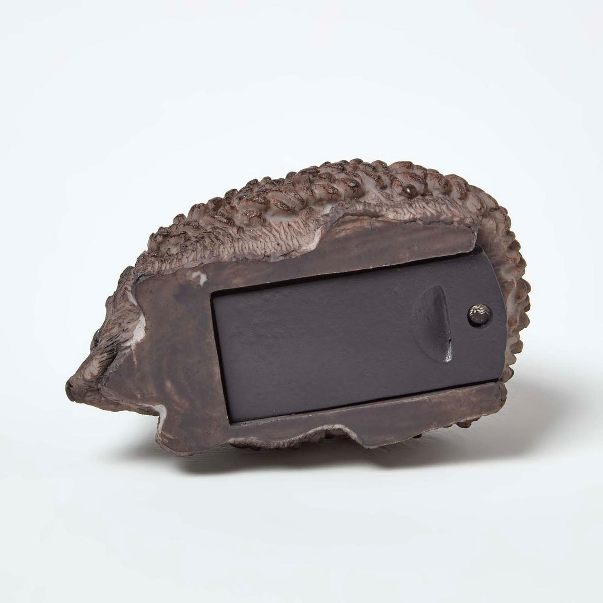 GARTENFIGUR IGEL mit Schlüsselversteck - Braun, Kunststoff (6/6.9/11cm) - Homescapes