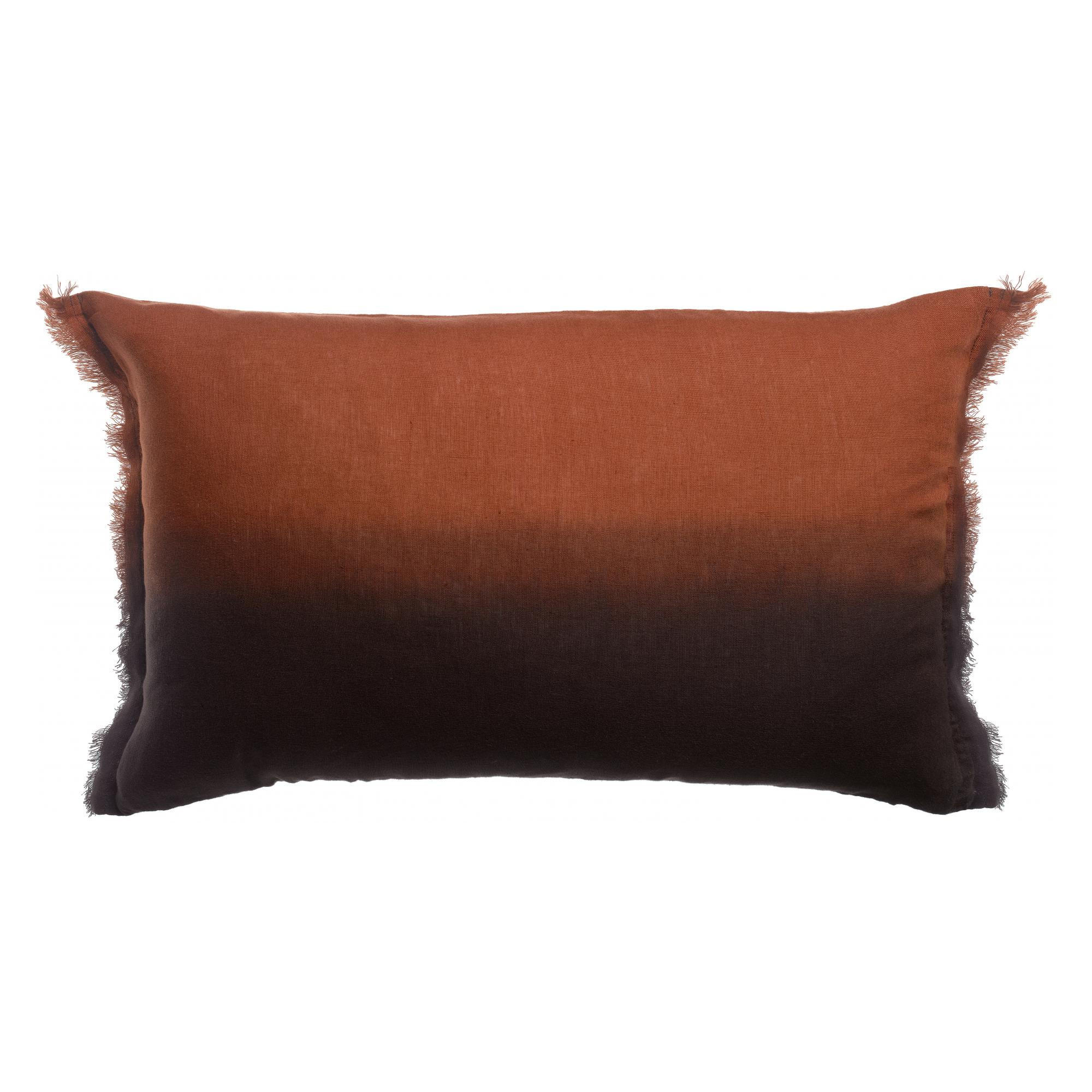Vivaraise Kissen Dunkelbraun 40x65 cm