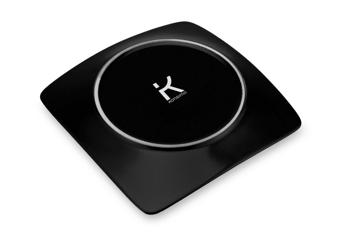 TAFELSERVICE EPIRI Geschirrset 6 Personen 18-tlg - Schwarz, Keramik (25/2/25cm) - KONSIMO®