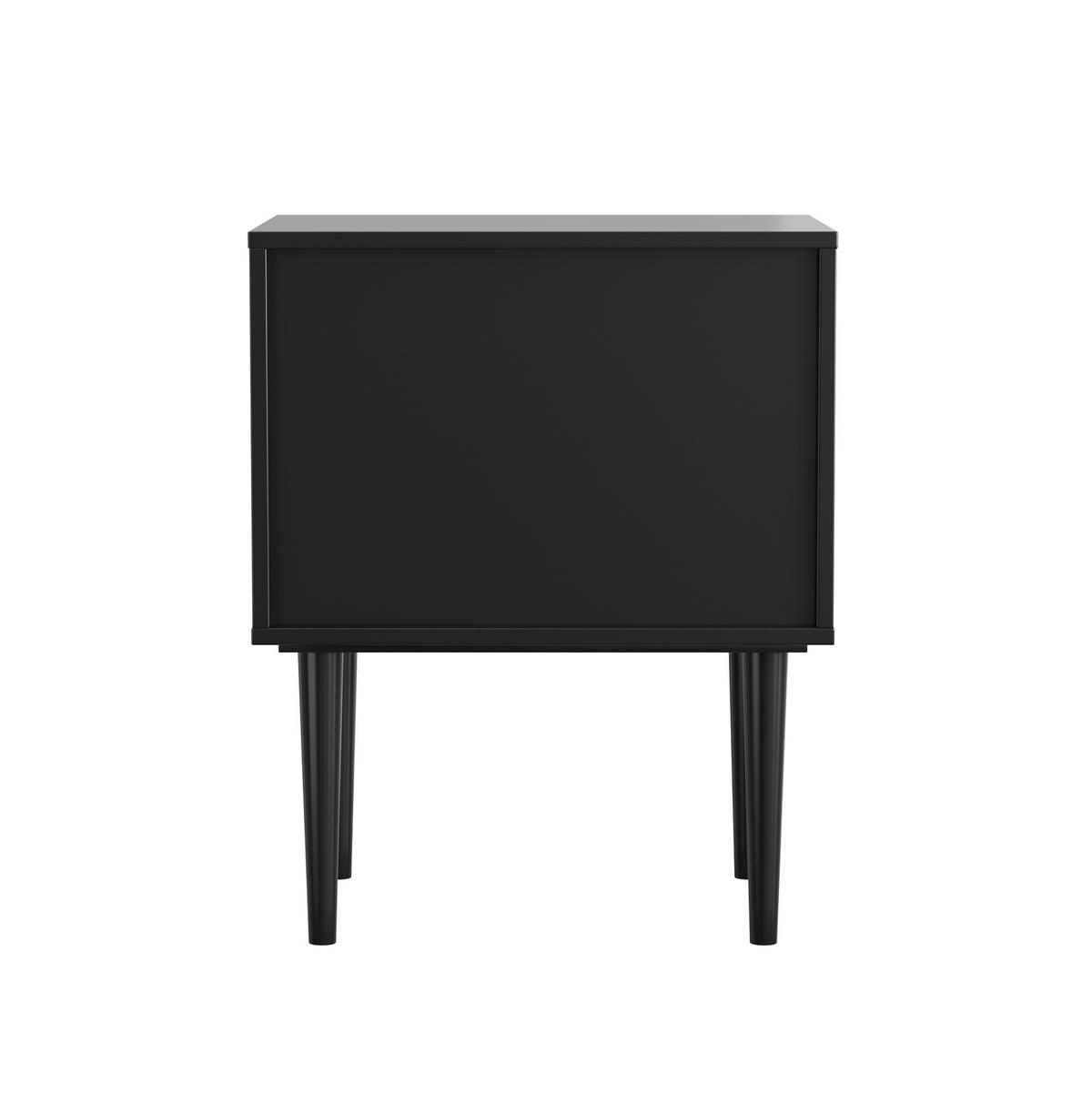 NACHTTISCH 51/66/38 cm Antikbraun aus MDF mit 2 Schubladen - Braun, Holzwerkstoff (51/66/38cm) - OKMYHOME