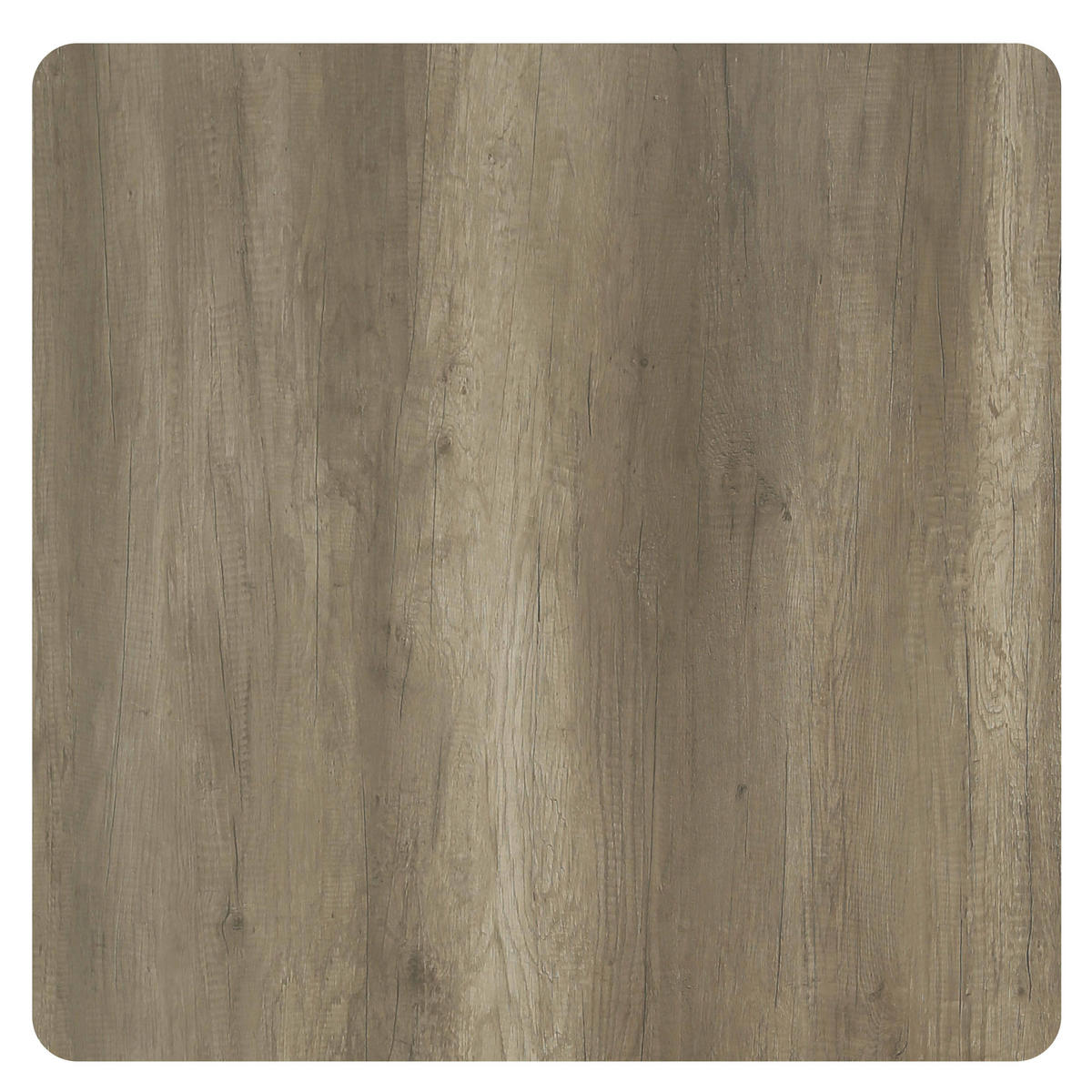 TERRASSENTISCH, Eiche geräuchert - Graubraun, Holzwerkstoff (70/70/72cm) - Oviala