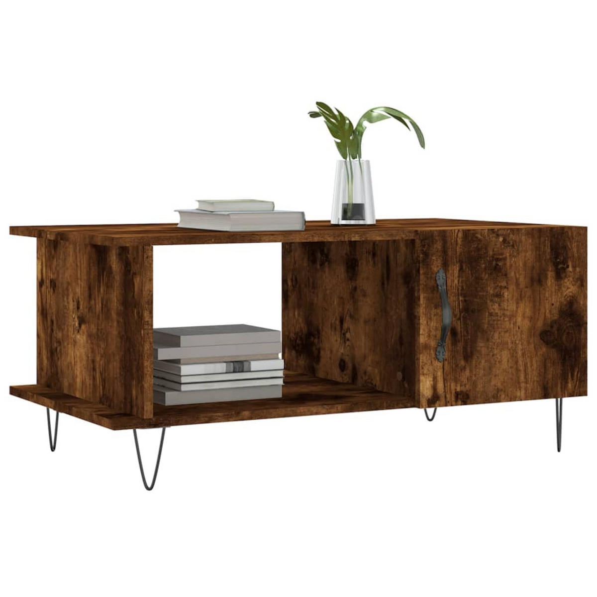 COUCHTISCH Räuchereiche 90x50x40 cm Holzwerkstoff - Braun, Holzwerkstoff (50/90/40cm) - furnicato