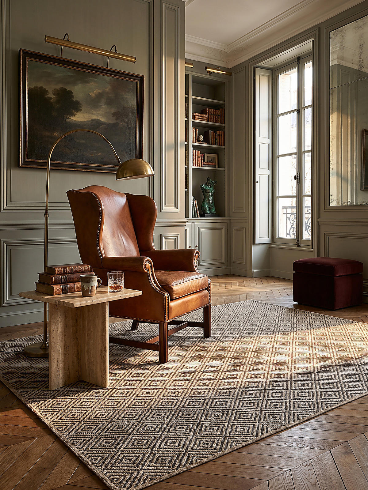 FLACHWEBTEPPICH Karo CORDEV Polypropylen Natur 160 x 230 cm - Beige, Textil (160/230cm) - KADIMA DESIGN