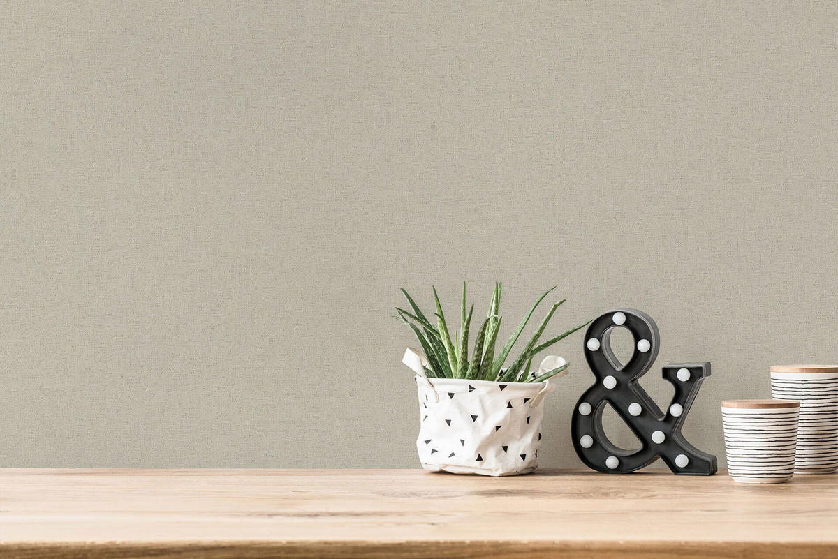 VLIESTAPETE Grau 53/1005 cm - Grau, Textil (53/1cm) - KUNSTLOFT