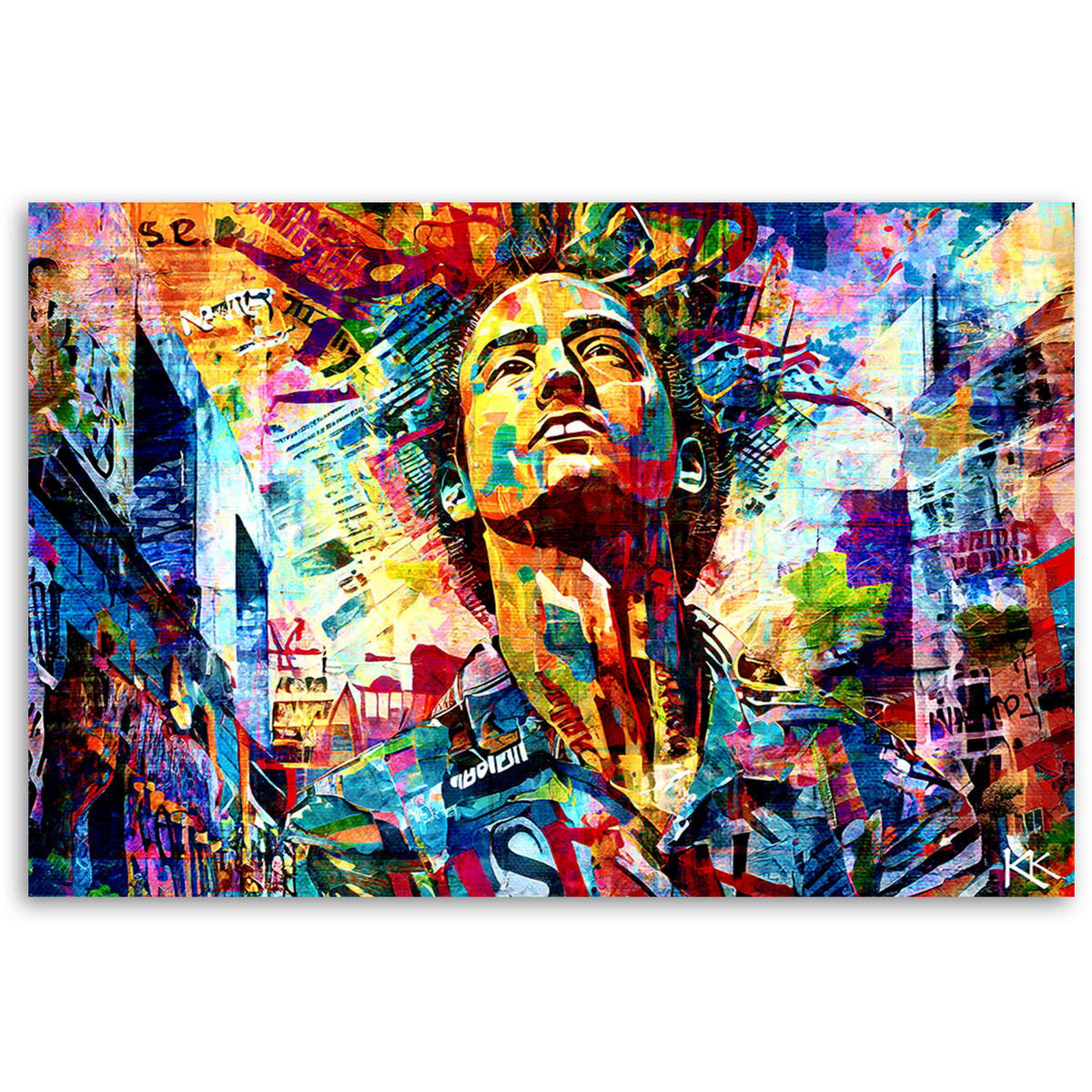 KUNSTDRUCK Lila 100/70 cm - Lila, Textil (100/70cm) - KUNSTLOFT
