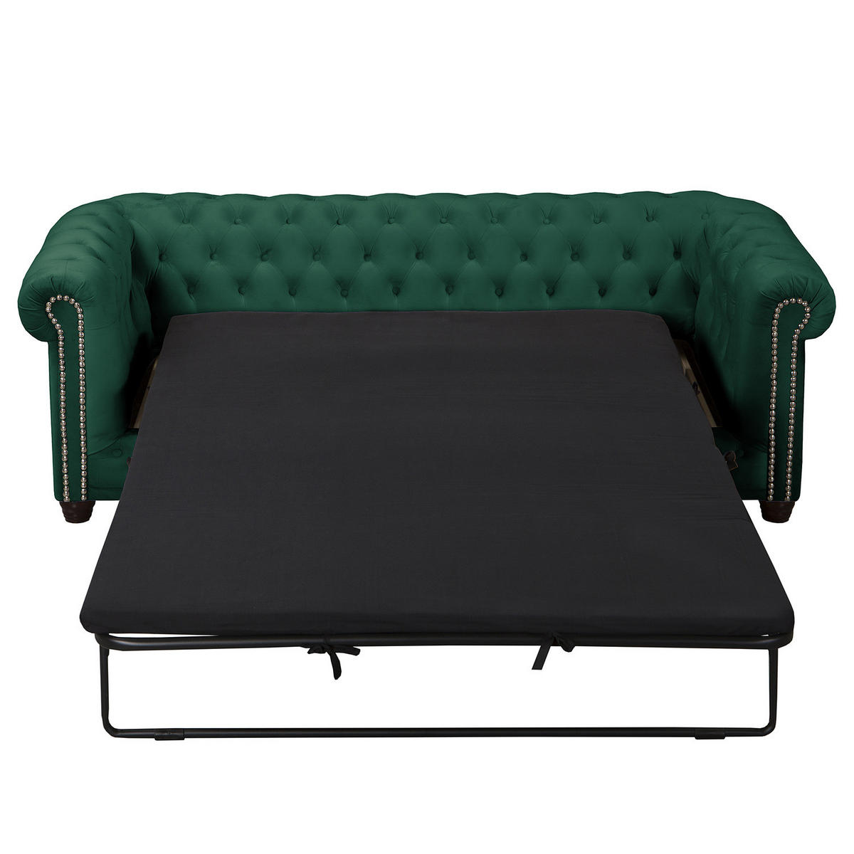 3-SITZER SOFA - Dunkelgrün, Textil (203/72/86cm) - home24