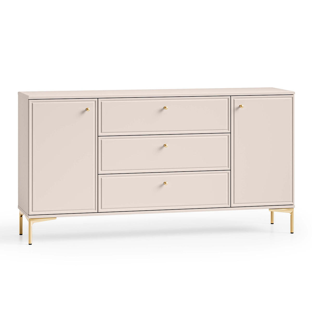SIDEBOARD Sélène Kaschmir - Beige, Holzwerkstoff (160/85/40cm) - Petits-meubles