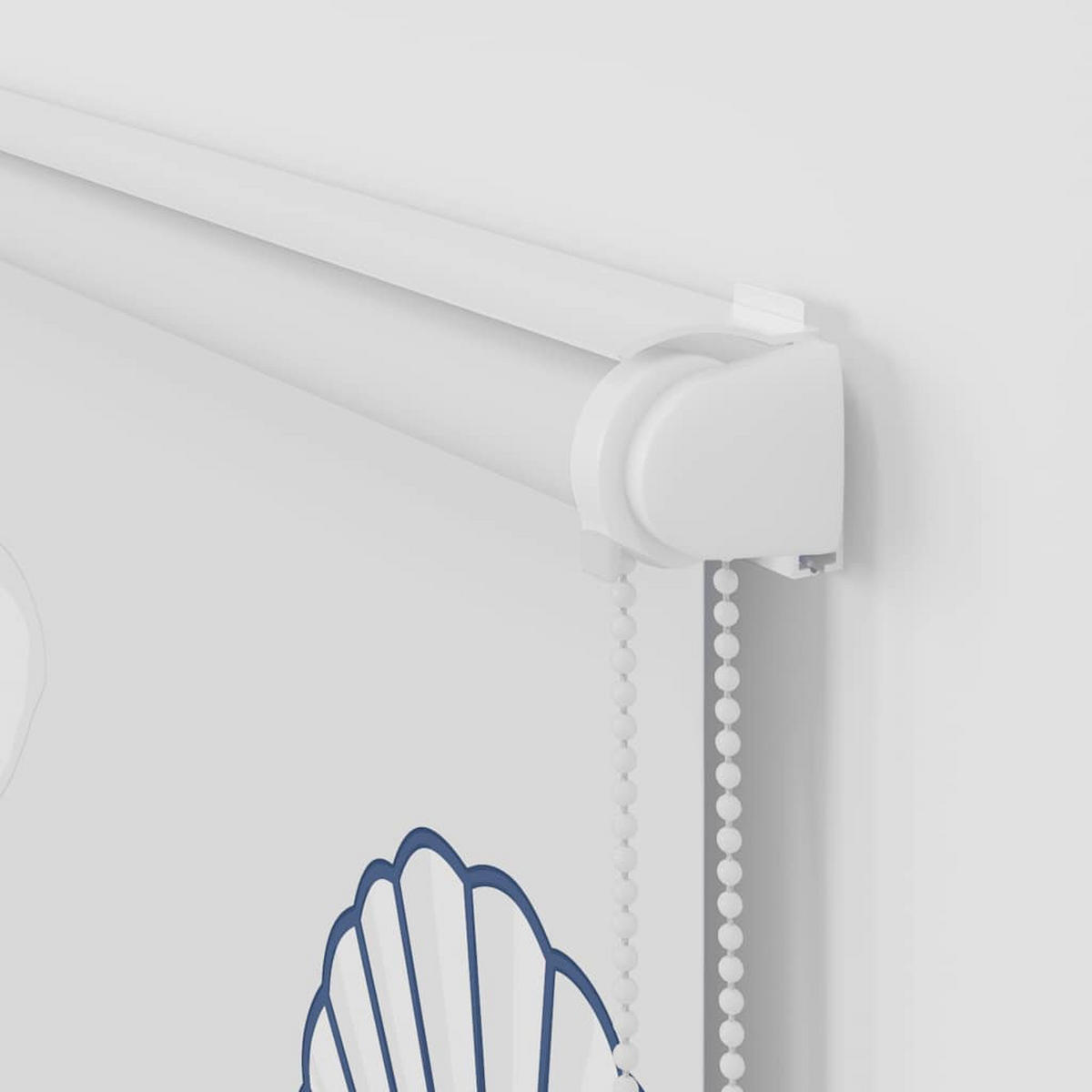 DUSCHVORHANG für Dusche Stoff Breite 66 cm - Weiß, Kunststoff (70/240cm) - MCBOSON