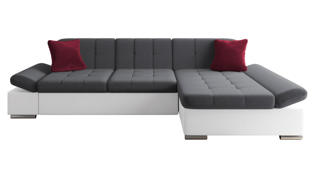 ECKSOFA Malwi, Seite: Rechts - Multicolor, Holz/Textil (278/161cm) - MIRJAN24