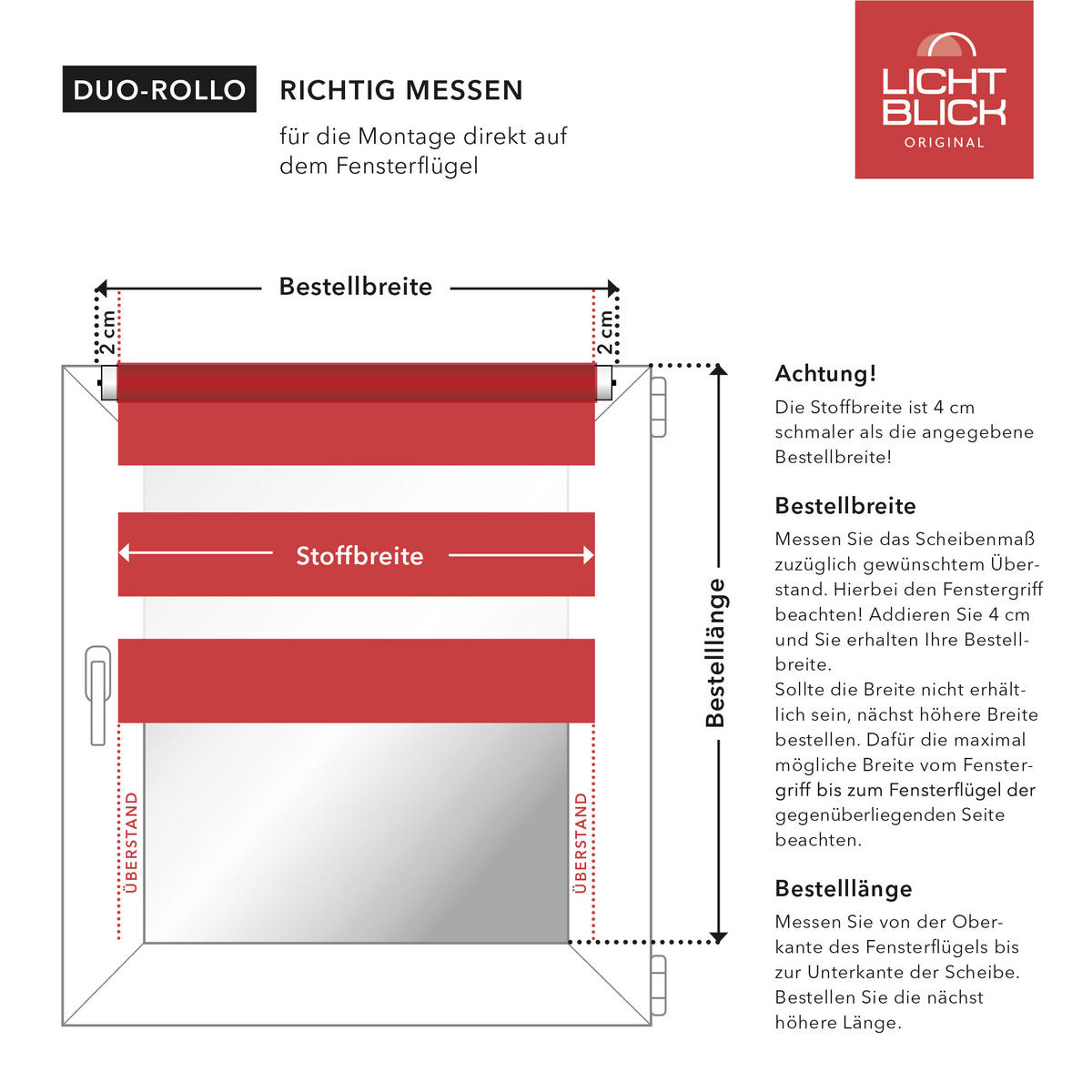 DUO ROLLO KLEMMFIX, OHNE BOHREN - Naturfarben, Kunststoff (55/150cm) - Lichtblick Original