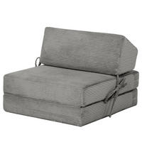 SCHLAFSESSEL - Cordstoff - Grau, Textil (74/56/80cm) - home24