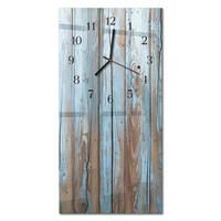 WANDUHR 60x30 cm - Schrott - Multicolor, Glas (30/60/0.4cm) - TULUP
