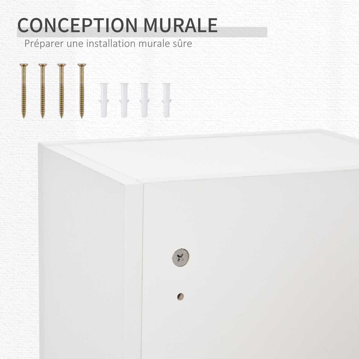 MEDIZINSCHRANK Weiß 1 Stück - Weiß, Kunststoff (30/70/20cm) - GiPP