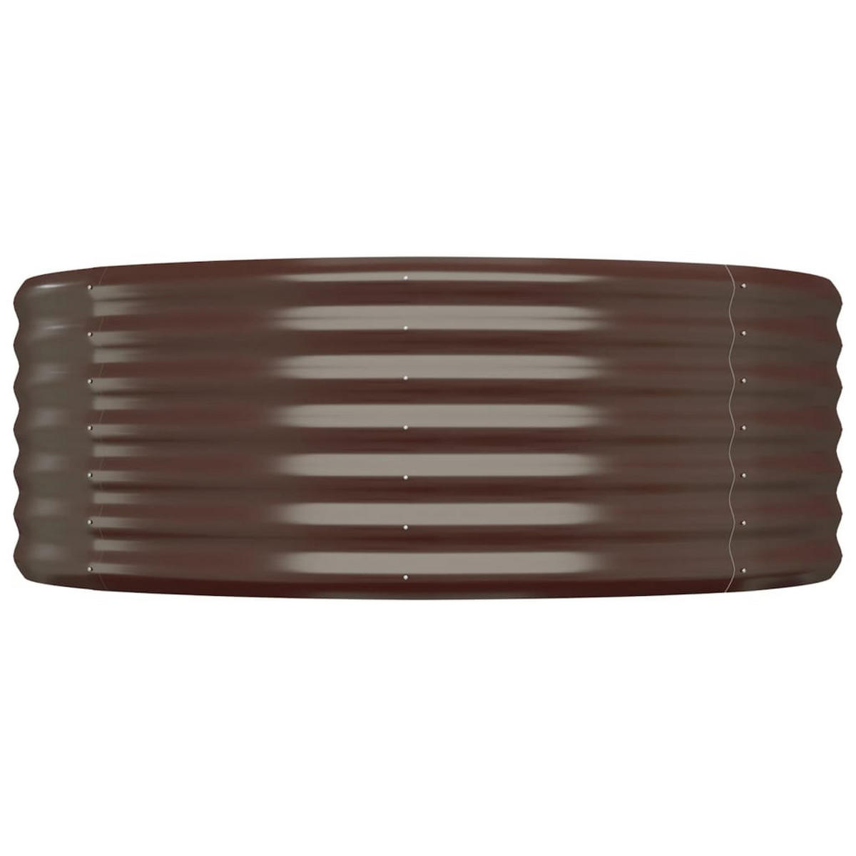 HOCHBEET Verzinkter Stahl 322x100x36 cm Braun - Braun, Metall (100/36/322cm) - furnicato