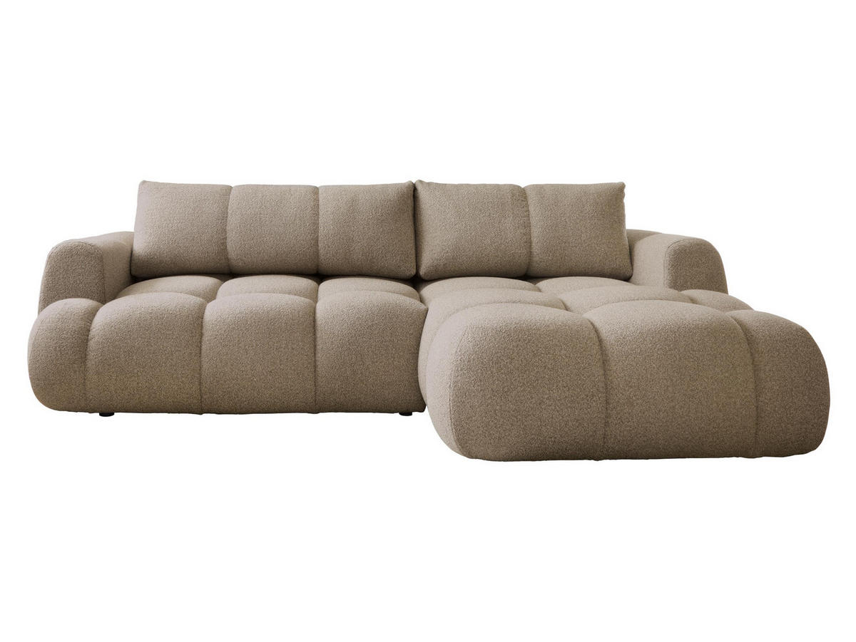 ECKSOFA Mitto, Seite: Rechts - Schwarz/Braun, Holz/Kunststoff (270/173cm) - MIRJAN24