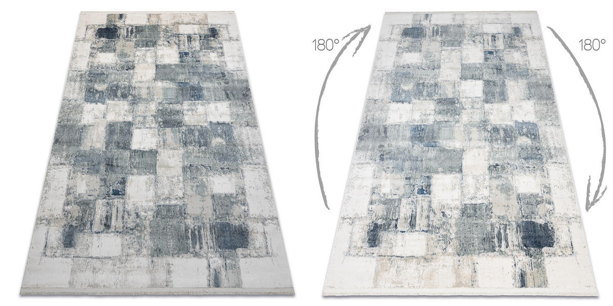 TEPPICH Distin 120/170 cm - Blau, Textil (120/170cm) - rugsX