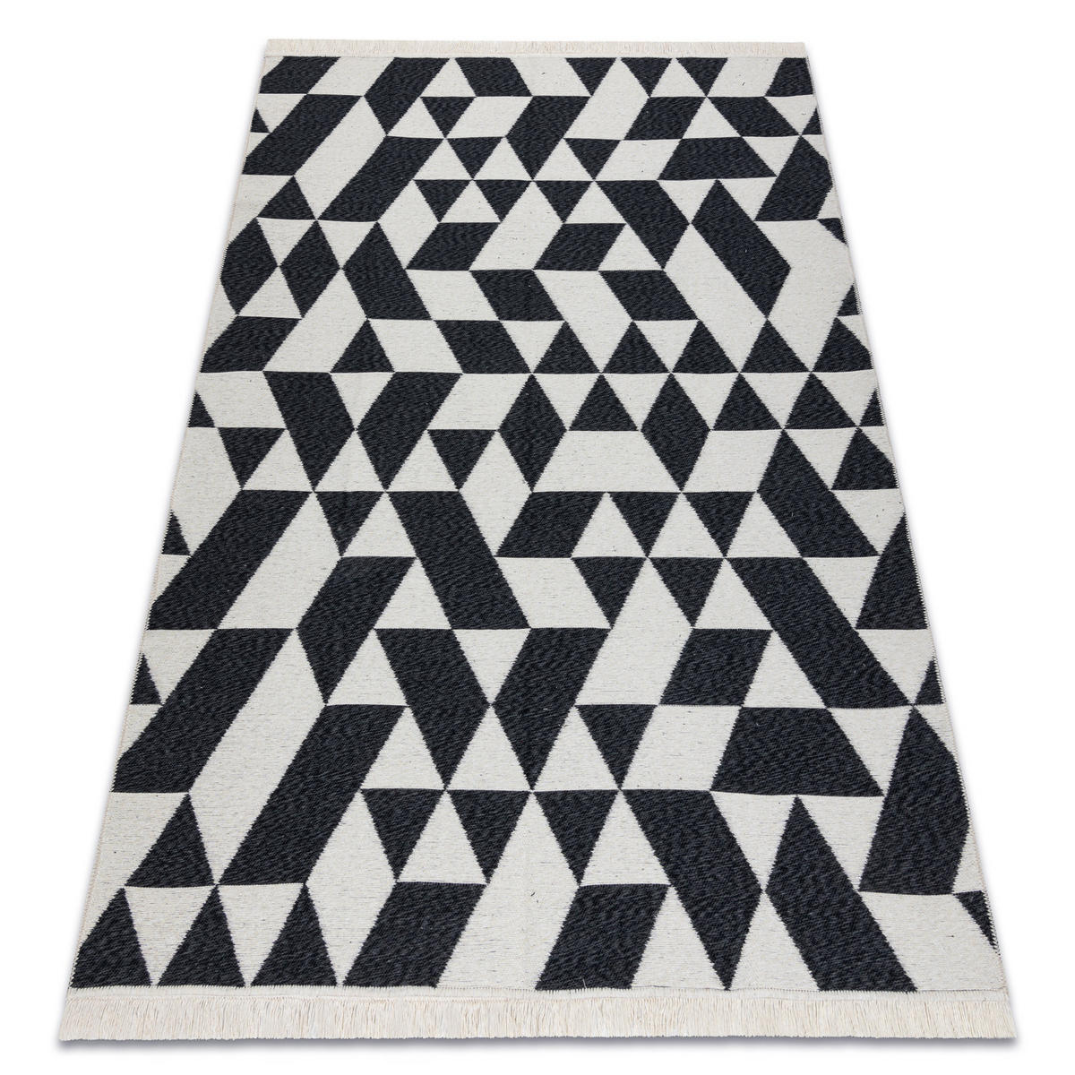 TEPPICH TWIN 100/200 cm - Schwarz, Textil (100/200cm) - rugsX